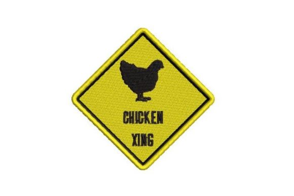 Chicken Xing Sign: A Seasonal Embroidery Review