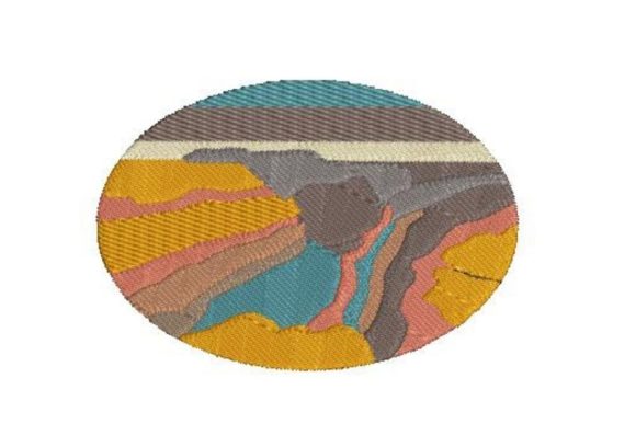 Grand Canyon Embroidery Design
