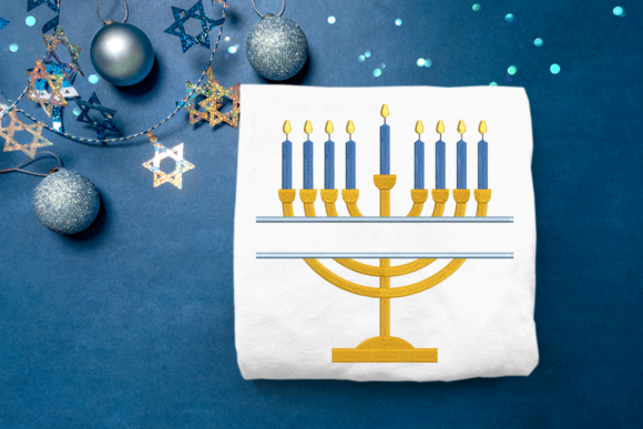 Hanukkah Menorah Split