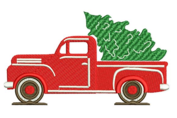 Vintage Pickup Christmas Tree