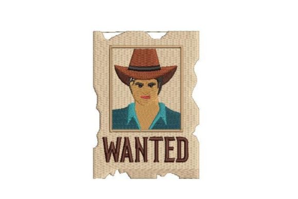 Wanted Poster: A Vintage Cowboy Embroidery Review