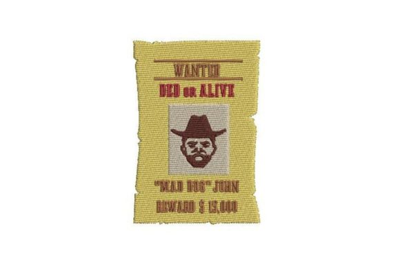 Wanted Sign Embroidery Review